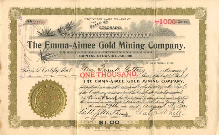 Emma=Aimee Gold Mining Co.